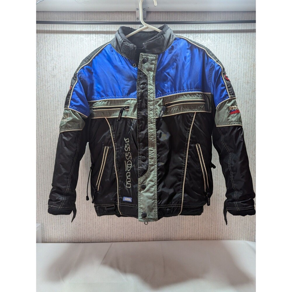 Mossi Motorsports Jacket Women's Size 14 Black & Blue